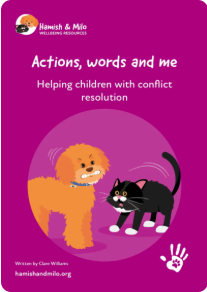 Actions Words and Me - Hamish and Milo Intervention Cover Image